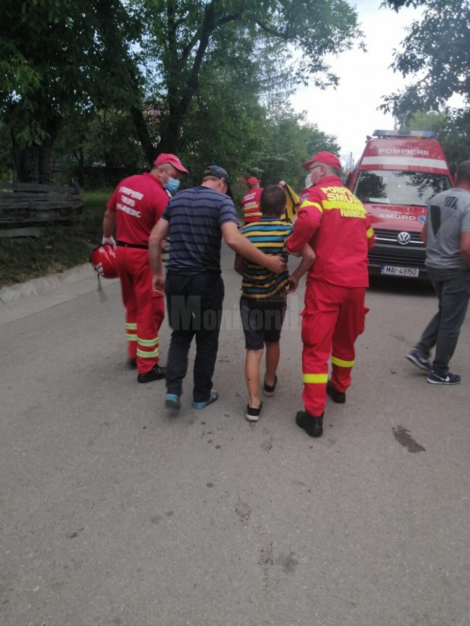 Copilul a plecat acasă pe picioarele lui