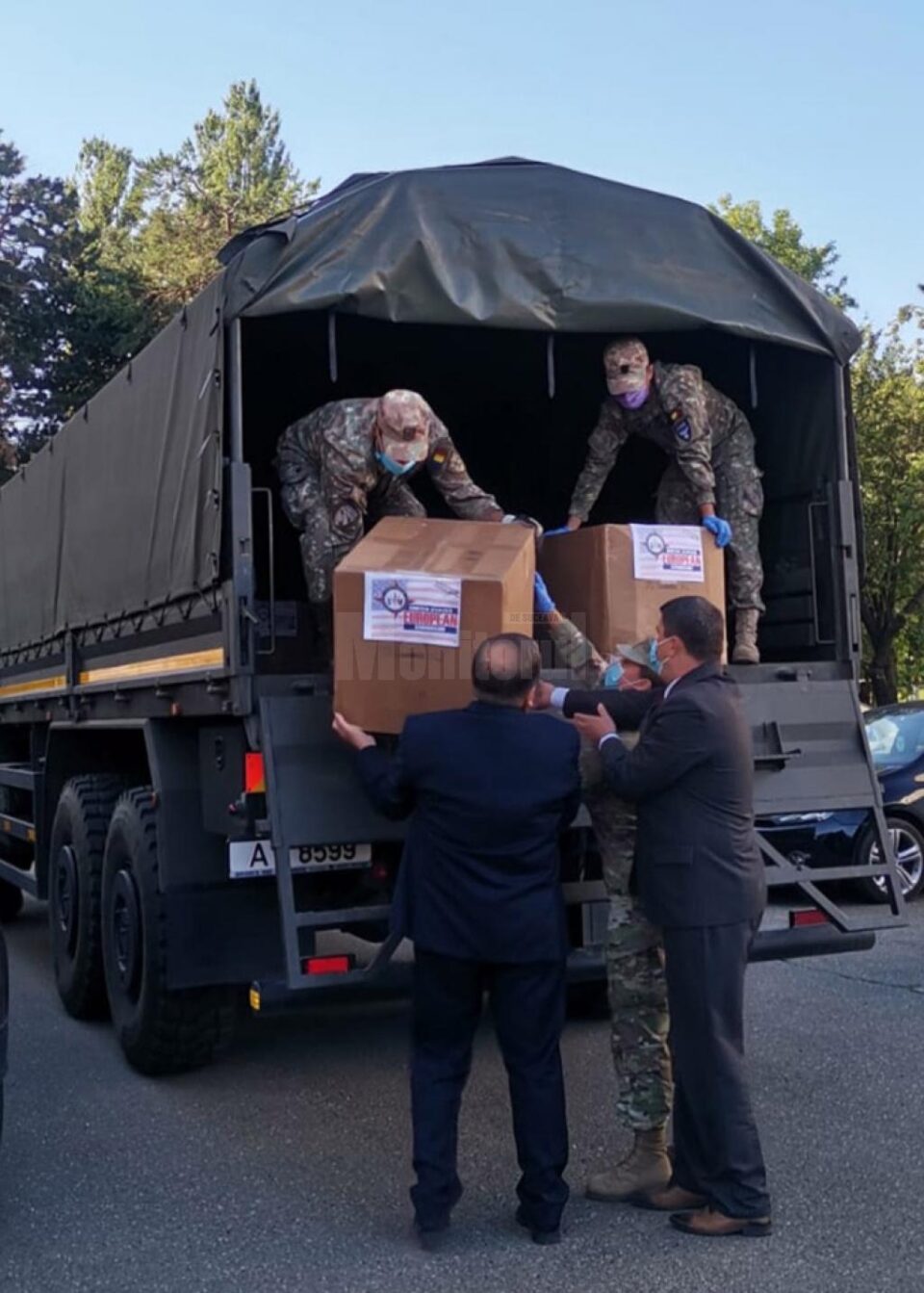 Flutur salută sprijinul primit de județ din partea armatei americane în lupta împotriva COVID