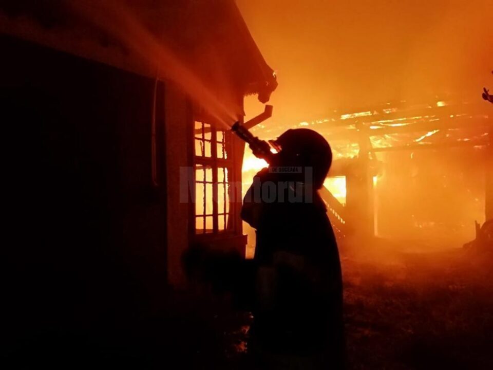Incendiul a izbucnit la o casă din satul Stânca, comuna Zvoriștea