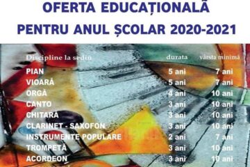 Oferta educationala Scoala de arte