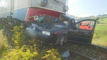 Trenul s-a dovedit capăt de drum pentru un bărbat din Coșna