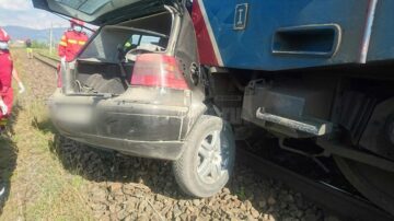 Trenul s-a dovedit capăt de drum pentru un bărbat din Coșna