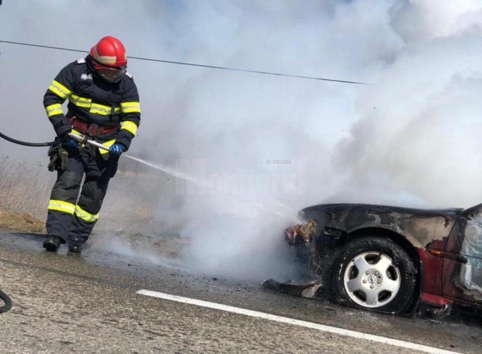 masina incendiu