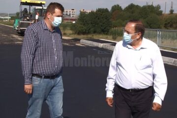 Gheorghe Flutur a discutat cu reprezentantul firmei care construiește șoseaua de centură a municipiului Rădăuți