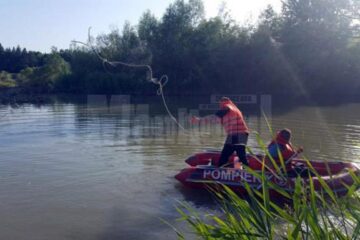 Trupul a fost recuperat de pompieri