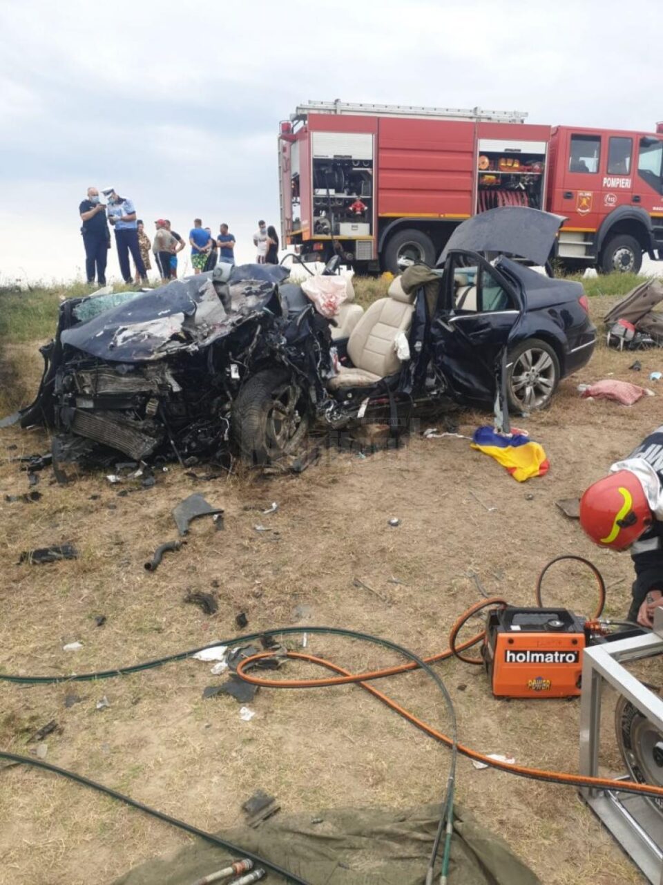 Imagini de coșmar la locul accidentului sursa foto Obiectiv Ialomița