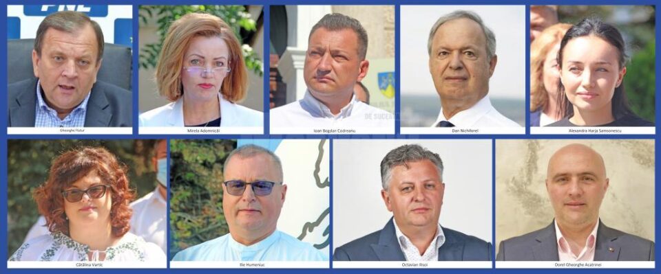 Ei sunt sucevenii care vor să câștige președinția Consiliului Județean