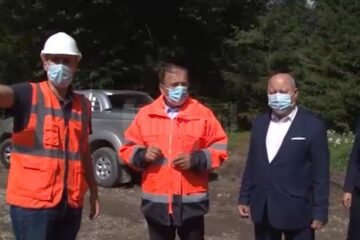 Gheorghe Flutur și Ilie Boncheș au inspectat lucrările la magistrala de gaz spre Vatra Dornei
