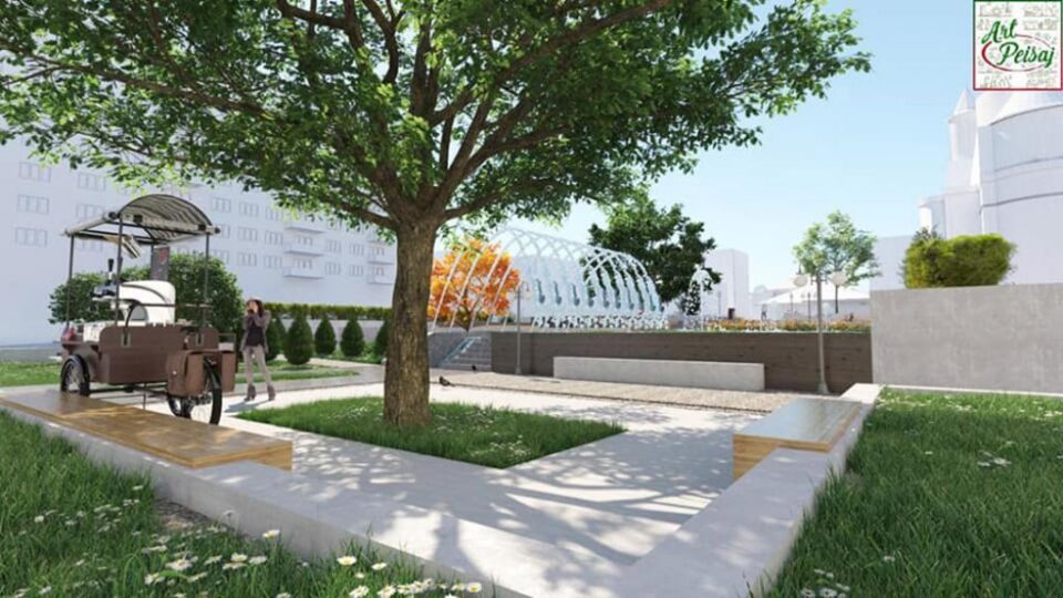 Proiectul de modernizare a “Parcului Mărășești”, de lângă Catedrală