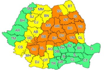 Atenționare meteorologică 24 august Atenționare meteorologică 24 august