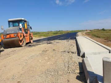 Lucrări la șoseaua de centură Rădăuți