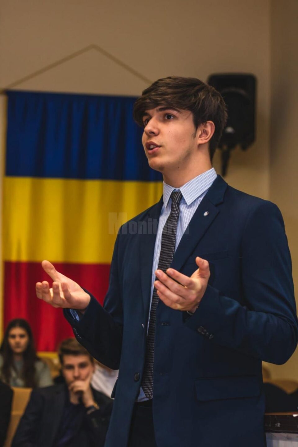 Președintele Consiliului Județean al Elevilor Suceava, Rafael Barac Bologa