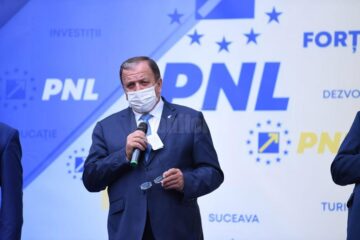 Președintele PNL Suceava și al Consiliului Județean, Gheorghe Flutur, care candidează pentru un nou mandat