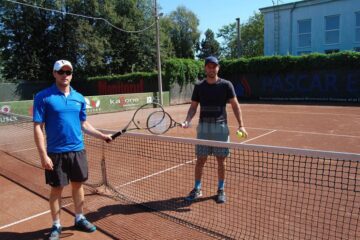 Alexandru Straton și Igor Lelenko Jr au jucat în turul I preliminar al Categoriei P-40 de ani