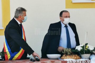 Gheorghe Flutur a participat la inaugurarea lucrărilor de modernizare din satul Negrileasa