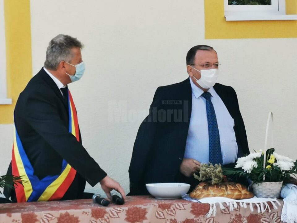 Gheorghe Flutur a participat la inaugurarea lucrărilor de modernizare din satul Negrileasa