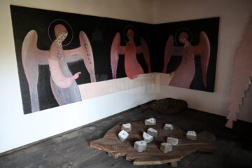La Liteni, Moara, un “Triunghi – Sculptură, Arhitectură, Agricultură”