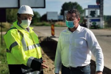 Președintele Consiliului Județean a verificat lucrările de modernizare a drumului Suceava - Dolhasca