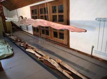 La Liteni, Moara, un “Triunghi – Sculptură, Arhitectură, Agricultură”