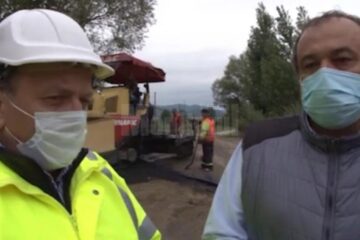 Gheorghe Flutur și primarul din Mânăstirea Humorului, Constantin Moldovan