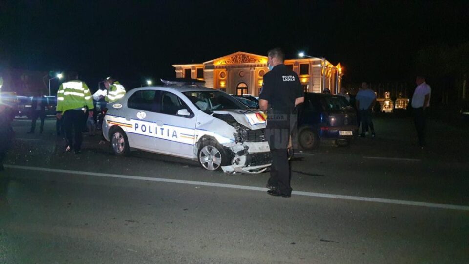 Accidentul nu a avut, din fericire, consecințe grave