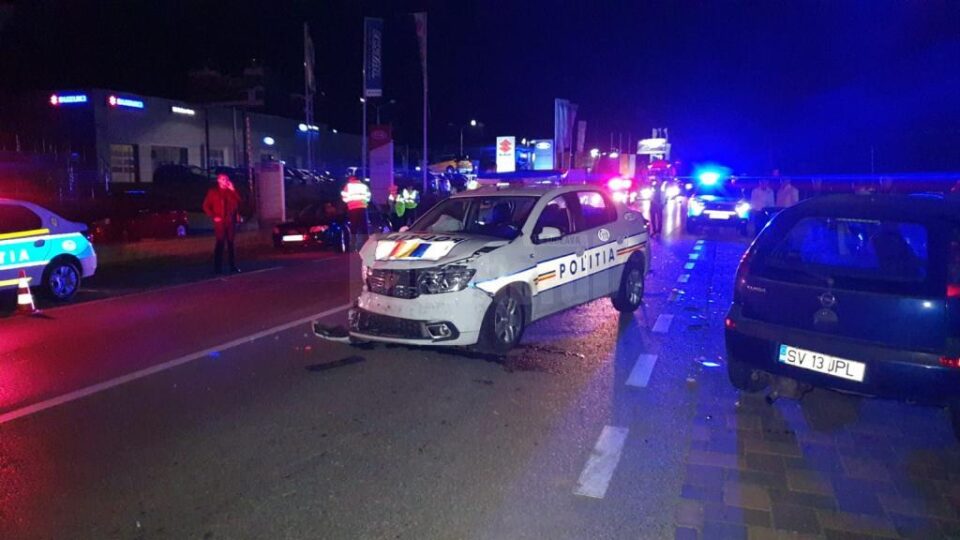 Accidentul nu a avut, din fericire, consecințe grave