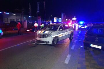 Accidentul nu a avut, din fericire, consecințe grave