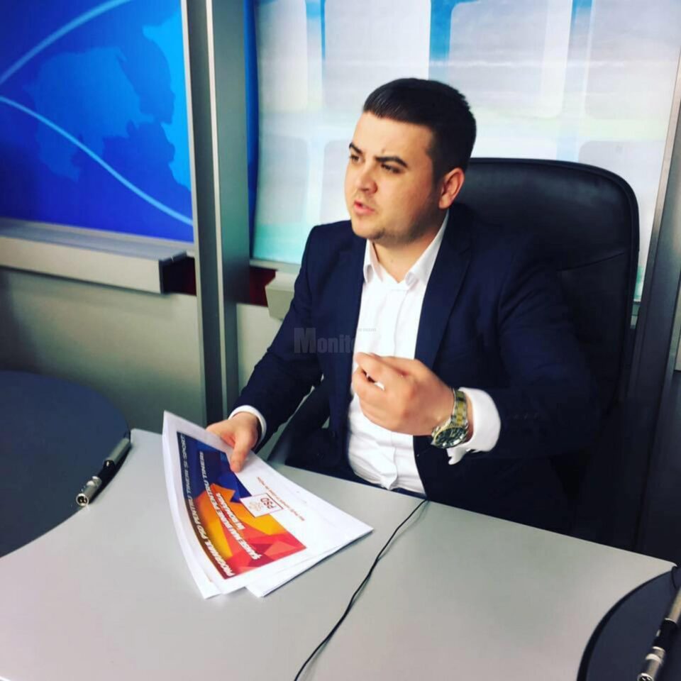 Liderul Organizației Județene Suceava a Tineretului Social Democrat, George Șoldan