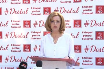 Candidatul PSD la funcția de președinte al Consiliului Județean Suceava, Mirela Adomnicăi