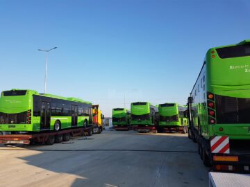 Primele autobuze electrice din lotul de 25 au ajuns în Suceava