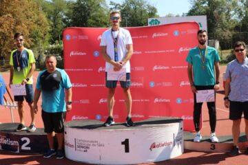 Podiumul Naționalelor de marș cu Andrei Gafița pe poziția a treia