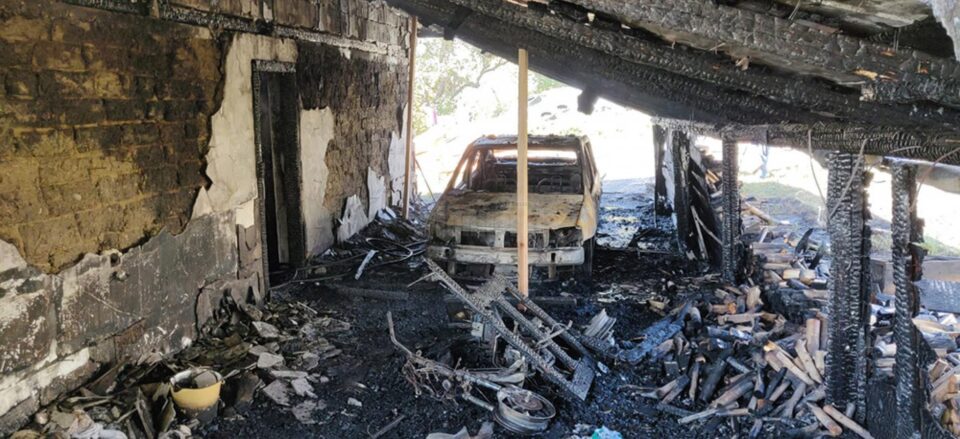 Incendiu într-o gospodărie din Ipotești