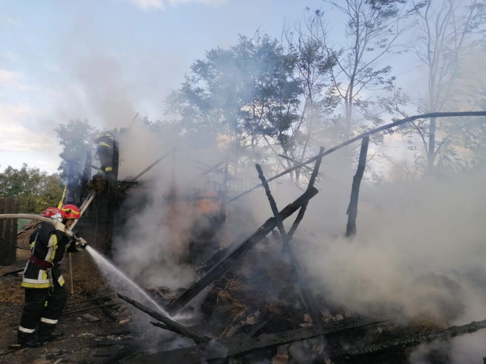 Un incendiu a izbucnit astăzi la anexele unei gospodării din Berești Un incendiu a izbucnit astăzi la anexele unei gospodării din Berești