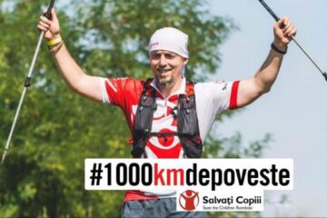Marotonistul sucevean Tandin Cernica și-a propus să alerge anul acesta 1.000 de km pentru salvarea micuților „eroi”