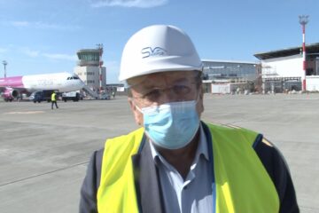 Gheorghe Flutur anunță că noul terminal al aeroportului care va dubla numărul de pasageri este aproape de finalizare