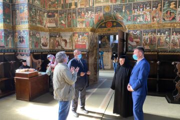 Ministrul Culturii, Bogdan Gheorghiu, și președintele CJ Suceava, Gheorghe Flutur, au participat la inaugurarea lucrărilor de restaurare