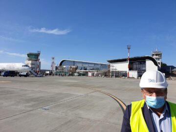 Gheorghe Flutur anunță că noul terminal al aeroportului, care va dubla numărul de pasageri, este aproape de finalizare
