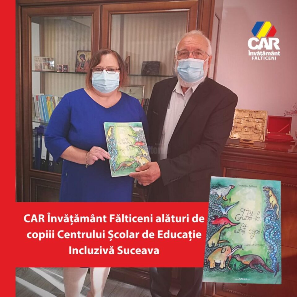 Donație de carte la Centrul Școlar de Educație Incluzivă Suceava
