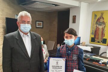 Tânărul sportiv Alexandru Raul Iliuță, premiat de primarul Ion Lungu