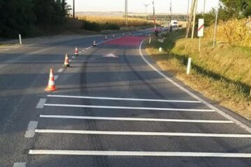 Așa arată trecerea la nivel modernizată de la Dumbrăveni, scopul principal fiind reducerea riscului de accidente