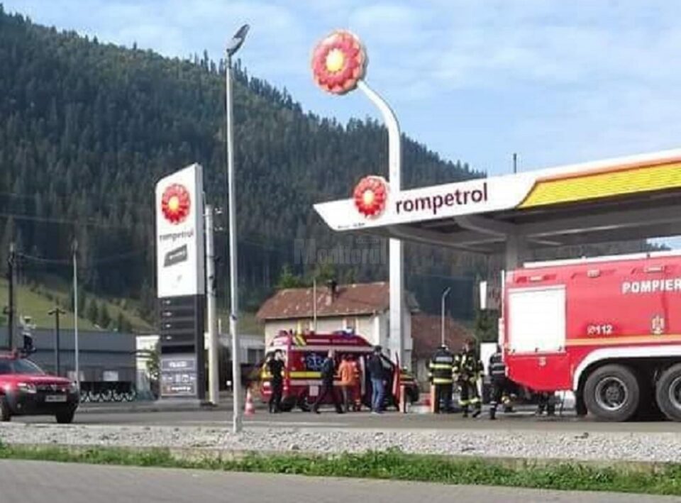 Benzinăria în care a avut loc explozia Benzinăria în care a avut loc explozia