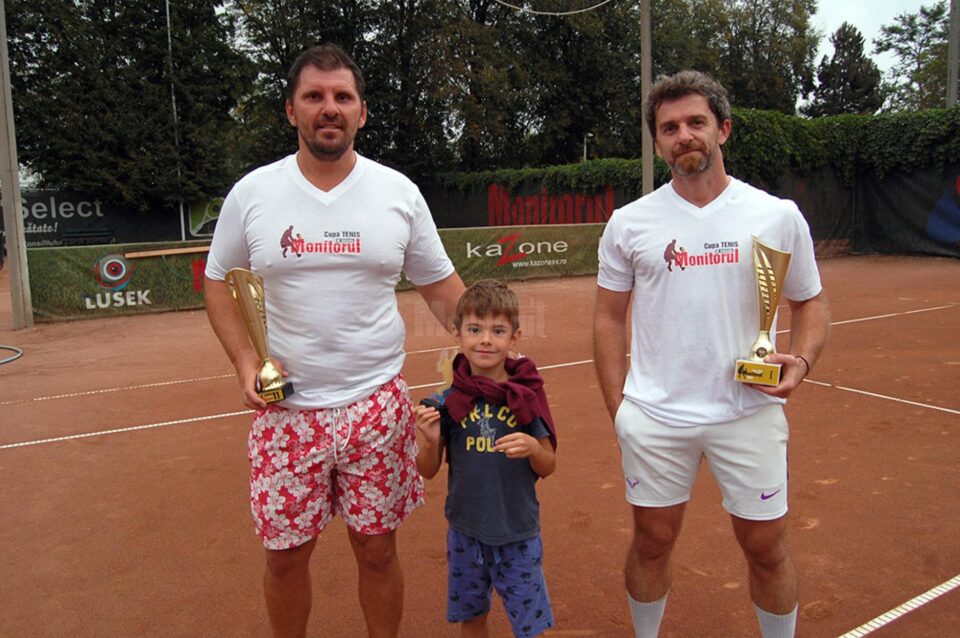 Finaliștii grupei Elită +40, Mihai Tipu și Alin Opincaru