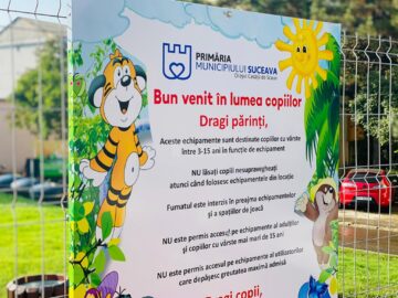 Loc de joacă de 1.000 de mp, pentru 165 de copii simultan, inaugurat în Burdujeni