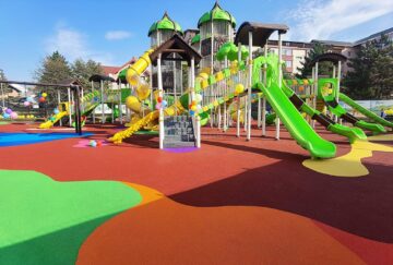Loc de joacă de 1.000 de mp, pentru 165 de copii simultan, inaugurat în Burdujeni