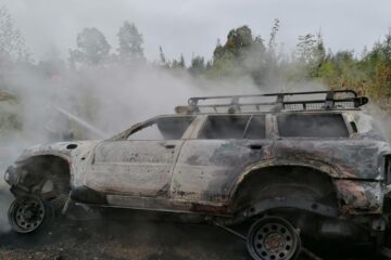 Mașina a ars generalizat