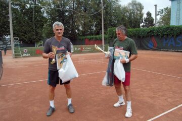 Gigi Berariu și Constantin Bălan s-au întâlnit în finala Categoriei Veterani+60 a Cupei Monitorul