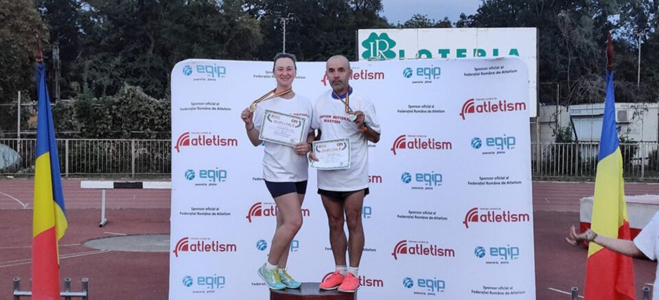 Florina Luca Ilie și Gheorghe Berdei au devenit campioni naționali masters