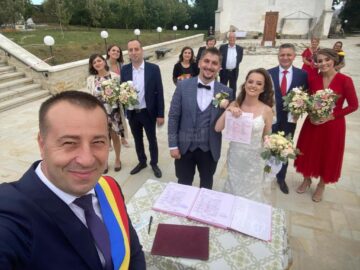 Viceprimarul Lucian Harșovschi a oficiat căsătoria a 19 cupluri care și-au unit destinele în preajma alegerilor locale