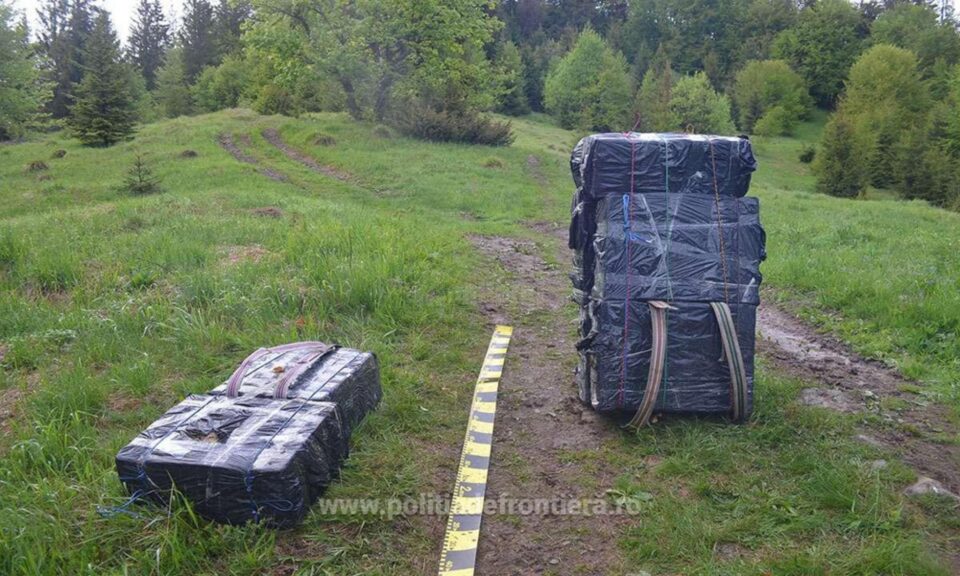 Țigări de contrabandă confiscate la graniță cu focuri de armă