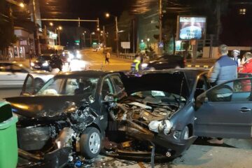 Accidentul din intersecția din fața Primăriei Suceava